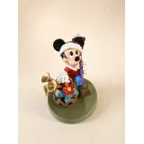 Figura de Mickey Papá Noel con farol y trompetas – Disneyland Paris