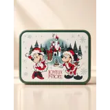 Caja metálica de caramelos aromatizados Mickey y Minnie – Feliz Navidad Disneyland Paris – 125 g