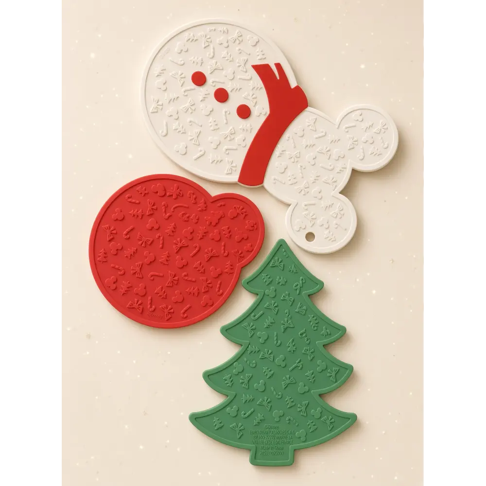 Silicone Mickey placemat set – Noël Collection Disneyland Paris