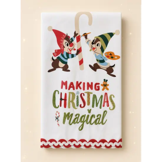 Tic and Tac Kitchen Towel – Making Christmas Magical – Disneyland Paris Christmas