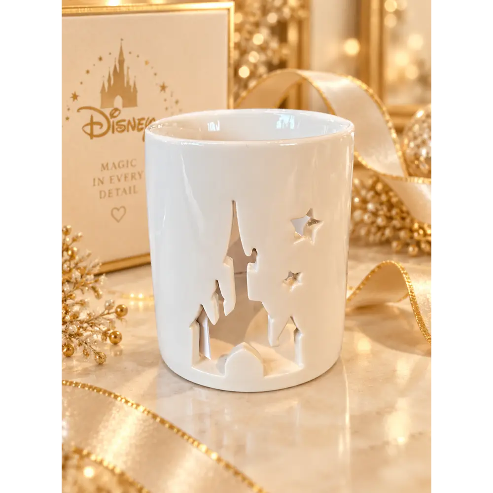 White lantern Disneyland Paris Castle – Christmas