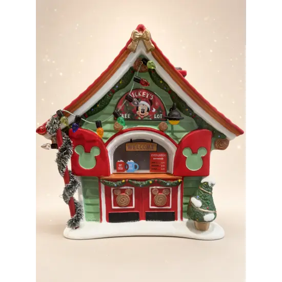 Disney Christmas House – Mickey's Tree Lot Pine Tree Market