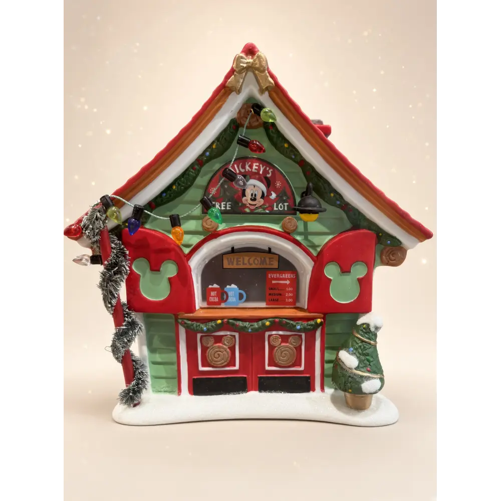 Disney Christmas House – Mickey's Tree Lot Pine Tree Market