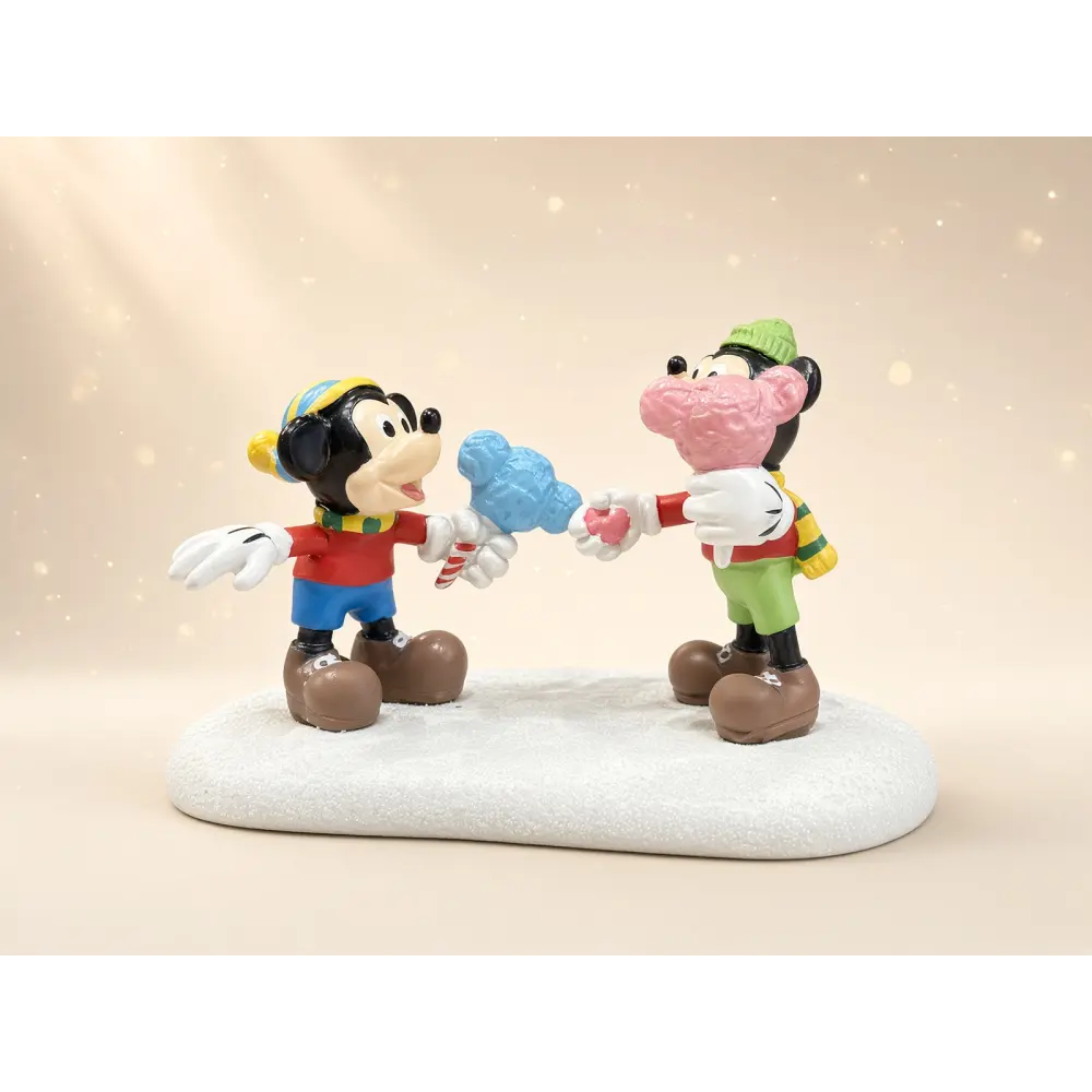 Disney Christmas Figurine – Mickey and Minnie, Winter Treats