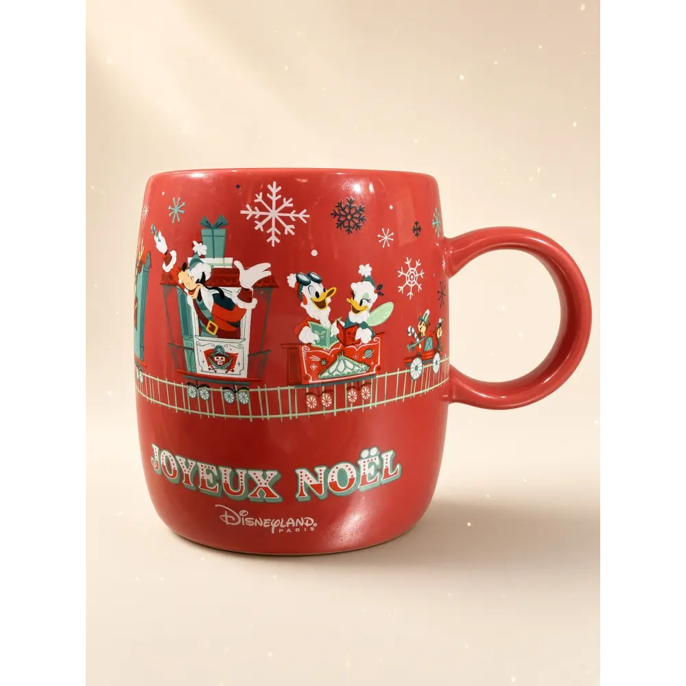 Christmas Cookie Mug Mickey & Friends Red – Disneyland Paris