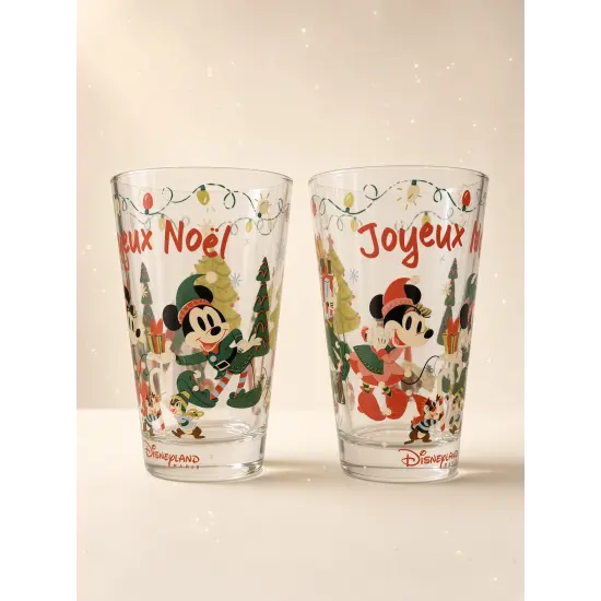 Verre de Noël Mickey, Minnie, Tic & Tac – Disneyland Paris
