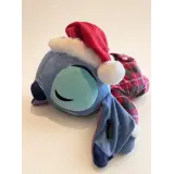 Peluche Cuddleez Stitch dormido con pijama de Navidad – Disneyland Paris