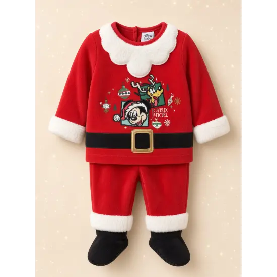 Conjunto Disfraz Bebé Papá Noel Mickey & Pluto – Disneyland Paris