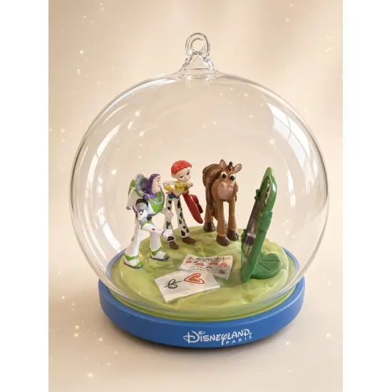 Boule de Noël Toy Story – Buzz, Jessie & Pile-Poil – Disneyland Paris