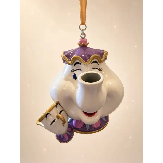 Weihnachtsdekoration Madame Samovar und Zip – Die Schöne und das Biest