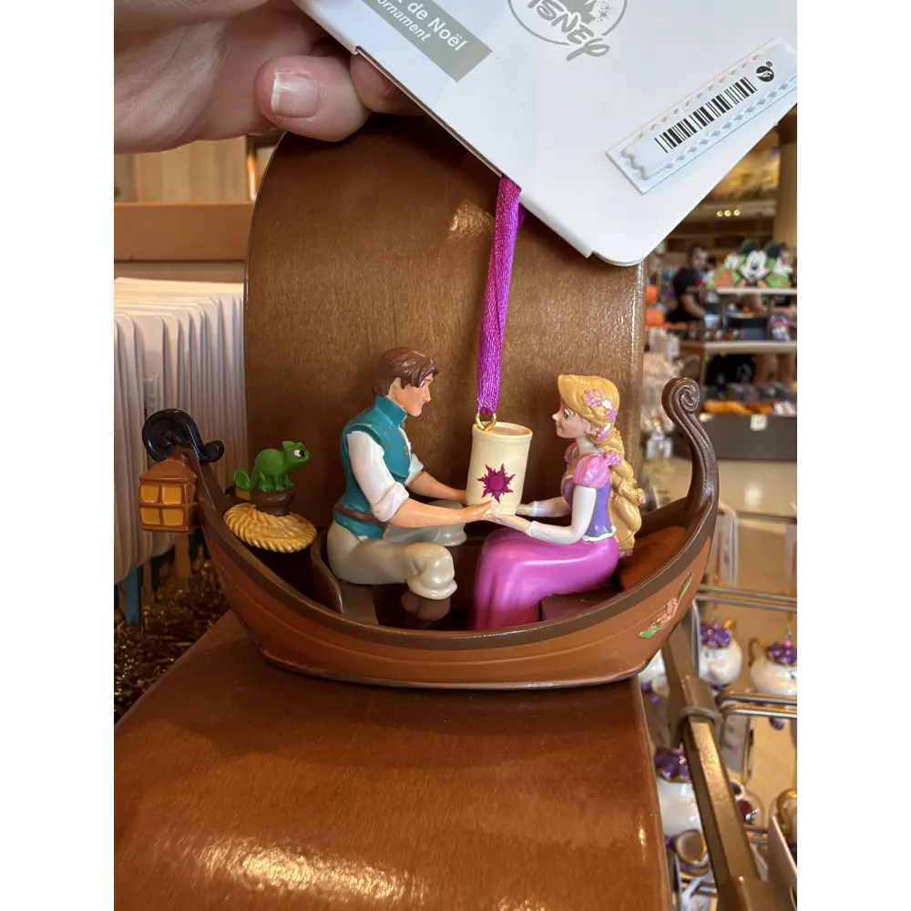 Figurine Disney Raiponce et Flynn Rider dans la barque – Pascal