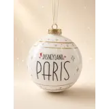 Bola de Navidad Disneyland Paris blanca y dorada – Los Aristogatos