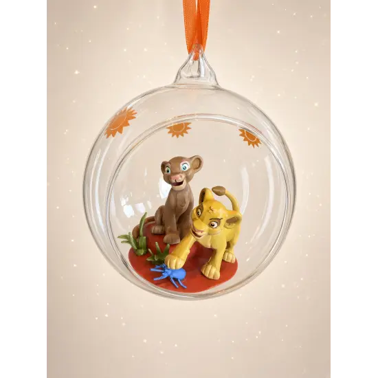 Simba and Nala Transparent Christmas Bauble – The Lion King