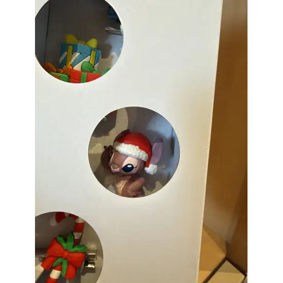 Lote de 5 clips decorativos de Navidad Stitch, Angel y Souillon – Disney