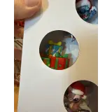 Lote de 5 clips decorativos de Navidad Stitch, Angel y Souillon – Disney