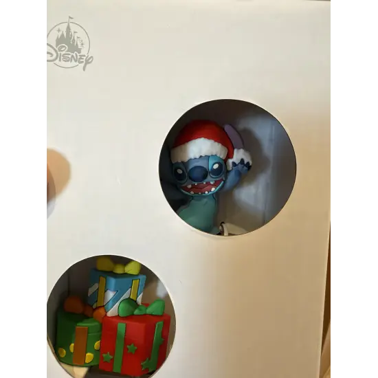 Set mit 5 dekorativen Weihnachtsclips Stitch, Angel und Souillon – Disney