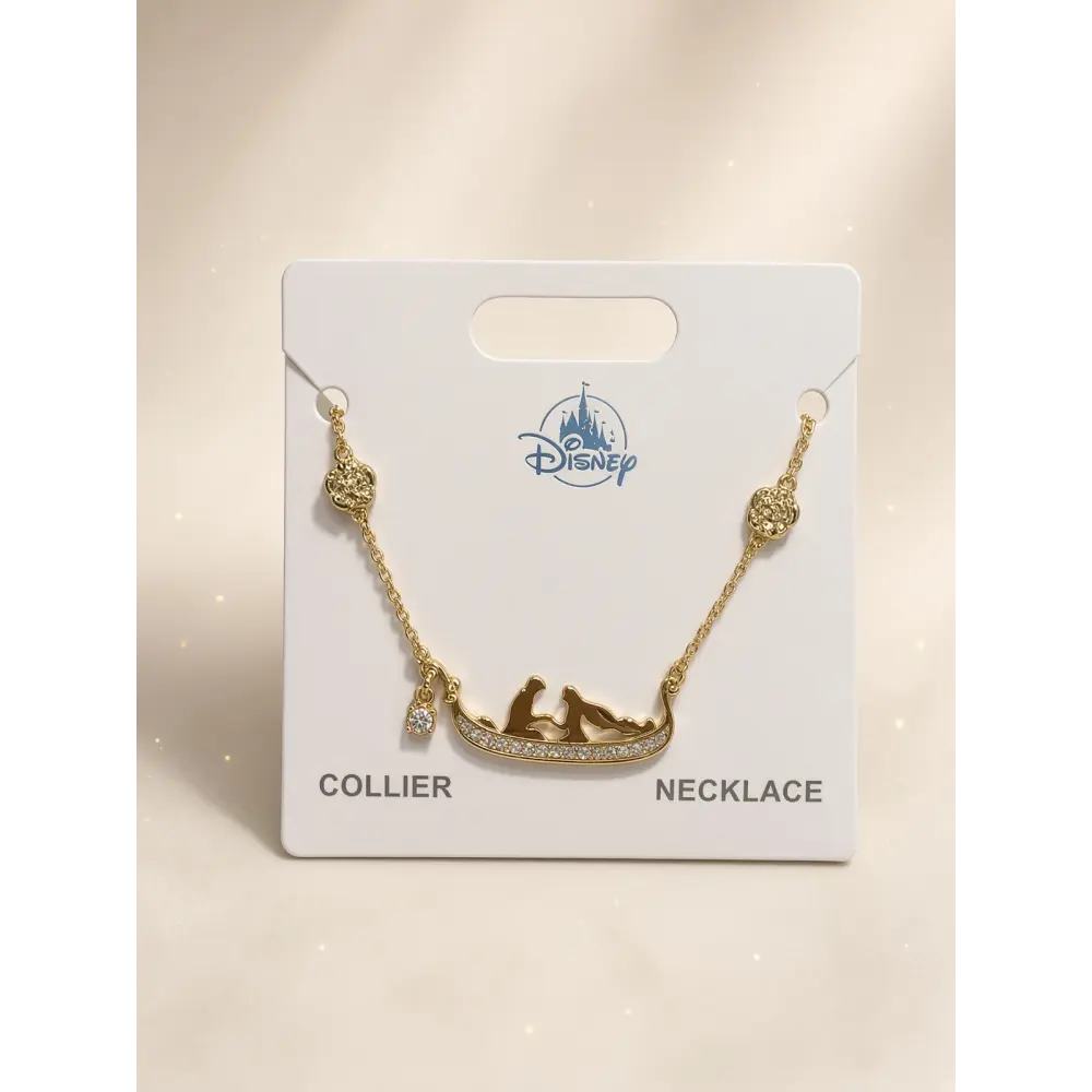 Disney Rapunzel und Flynn Rider Halskette – Goldenes Boot