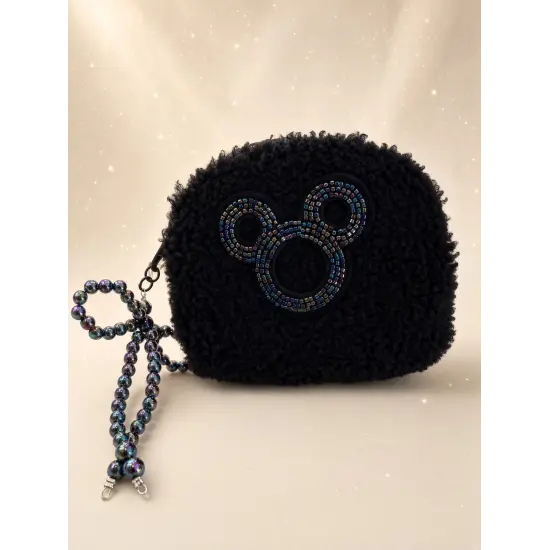 Crocs Mickey Coin Purse Black Disney