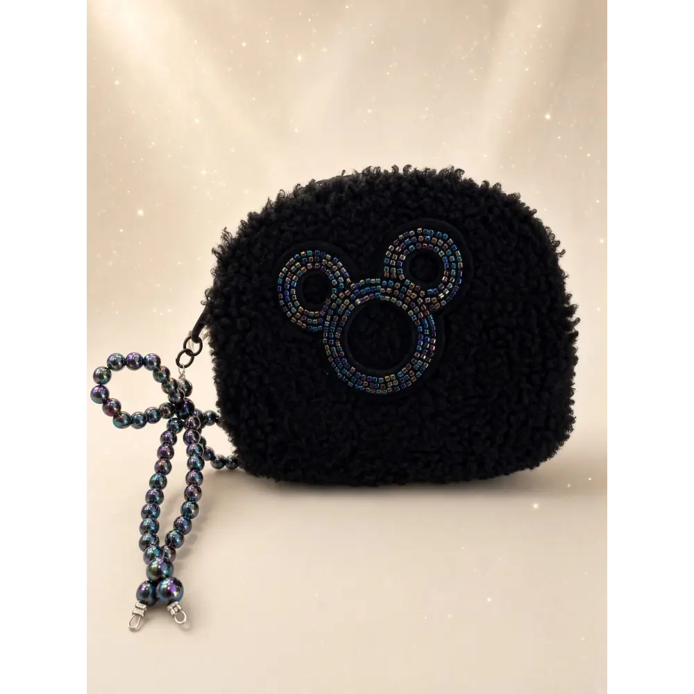 Crocs Mickey Coin Purse Black Disney