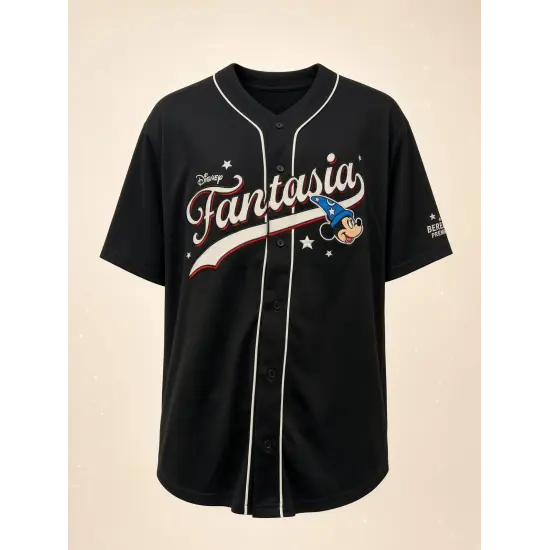 Camiseta de béisbol para adulto Mickey Fantasia – El aprendiz de brujo – Disney