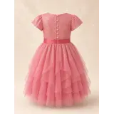 Kinderkleid Elsa Die Eiskönigin blau Prinzessin Disneyland Paris