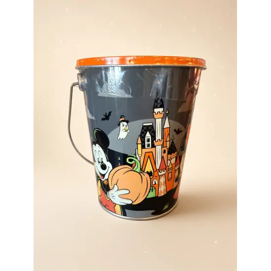 Metall-Blechdose mit aromatisierten Süßigkeiten Mickey und Minnie – Fröhliche Weihnachten Disneyland Paris – 125 g