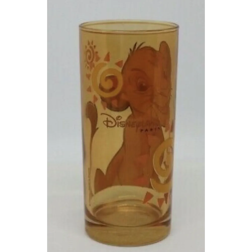 Disney Glass Simba portrait Disneyland Paris