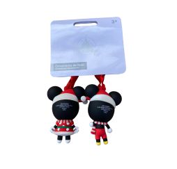 Disney Ornements Mickey et  Minnie  Disneyland Paris