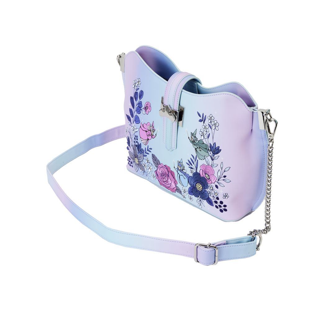 Disney Loungefly - Sac Bandoulière "La Belle au Bois Dormant" 65ème anniversaire - scene floral