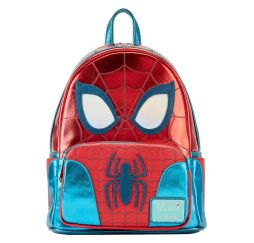 Marvel Sac à Dos Loungefly Spider Man effet métallique