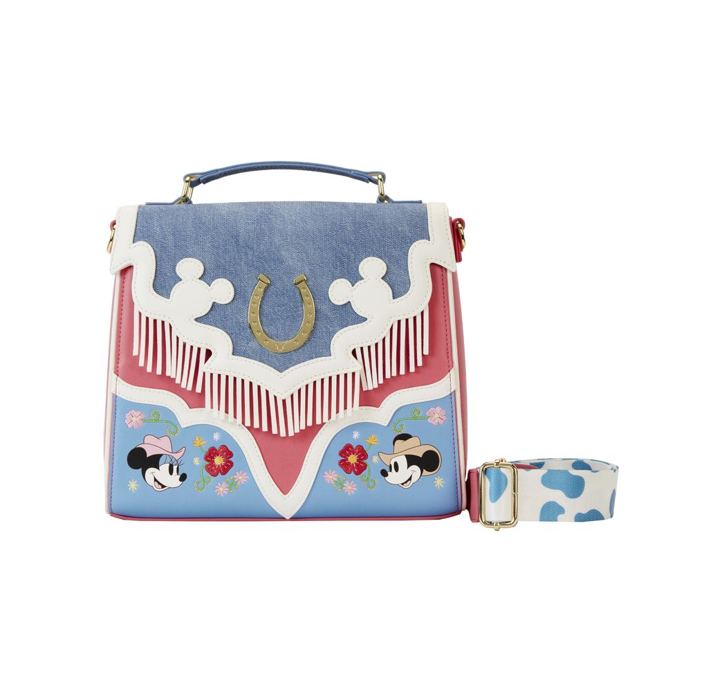 Disney Loungefly - Sac Bandoulière Western Mickey et Minnie Mouse Cosplay
