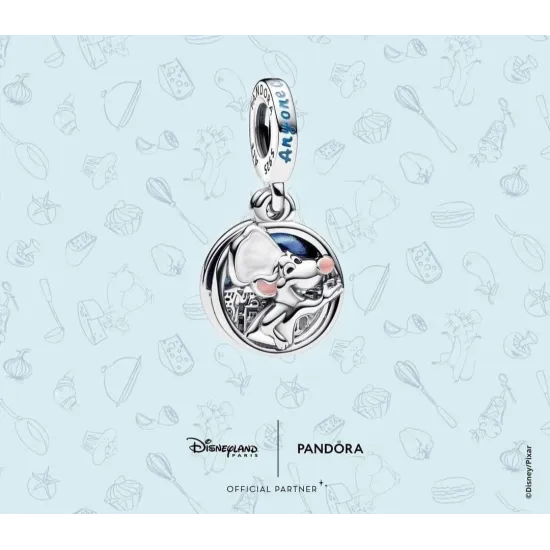 Disney Pandora Charm Ratatouille Exclusivo Disneyland Paris