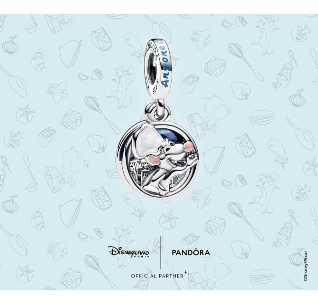 Disney Pandora Charm Ratatouille Exclu Disneyland Paris