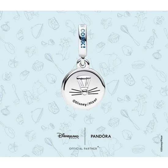 Charm Pandora Disney Remy Ratatouille “I’m Cook!” argent exclusivité Disenyland Paris