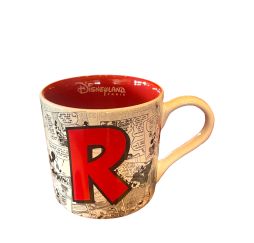 Disney Mug Alphabet Lettre R Disneyland Paris