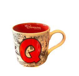 Disney Mug Alphabet Lettre Q Disneyland Paris