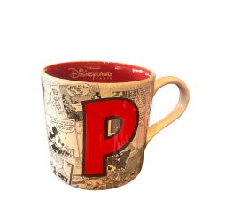 Disney Mug Alphabet Lettre P Disneyland Paris