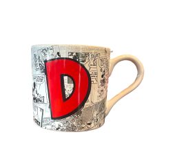 Disney Mug Alphabet Lettre D Disneyland Paris