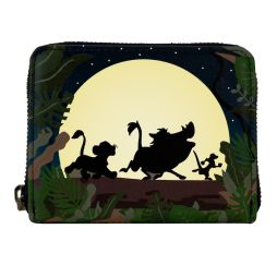 Disney portefeuille Loungefly Le Roi Lion Hakuna Matata Silhouette lumineux