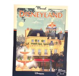 Affiche Marcel Travel Posters Disneyland Paris Ratatouille