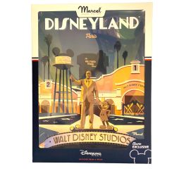 Affiche Marcel Travel Posters Disneyland Paris Walt Disney Studios