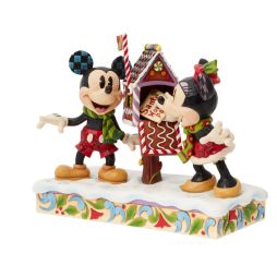 Disney Traditions Figurine Figurine Mickey et Minnie Lettre de Noël