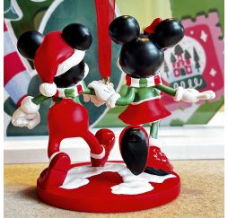 Disney Ornement Duo Mickey Minnie Disneyland Paris Noël