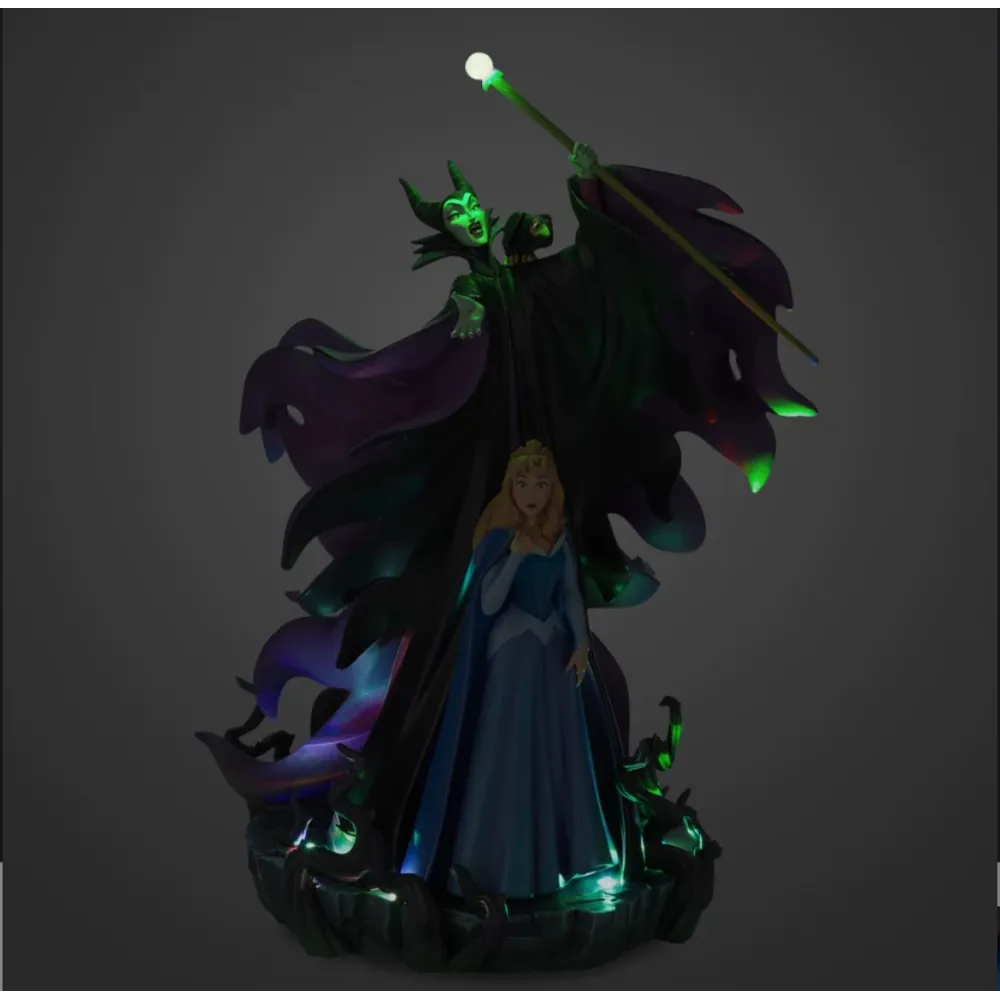 Figurine lumineuse Maléfique & Aurore – Disney La belle au bois dormant Disneyland Paris