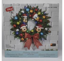 Disney Costco Couronne Lumineuse Noël Mickey et ses amis