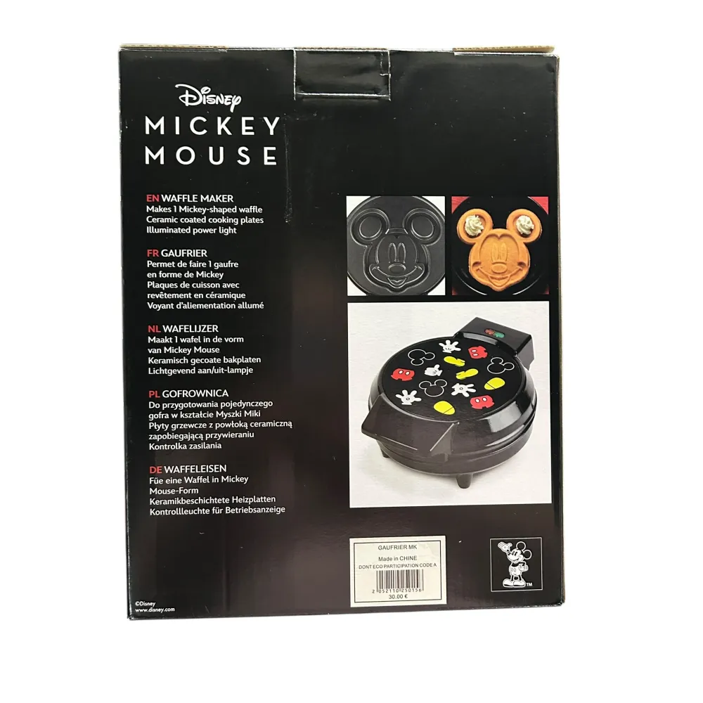 Disney gaufrier Mickey Disneyland Paris