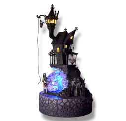 Boule à neige lumineuse L'Étrange Noël de Monsieur Jack Disneyland Paris