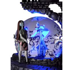 Boule à neige lumineuse L'Étrange Noël de Monsieur Jack Disneyland Paris