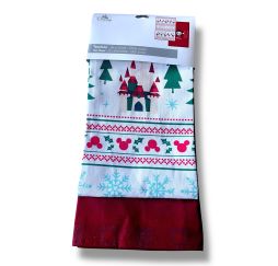 Disney set 2 torchons Noël Disneyland Paris