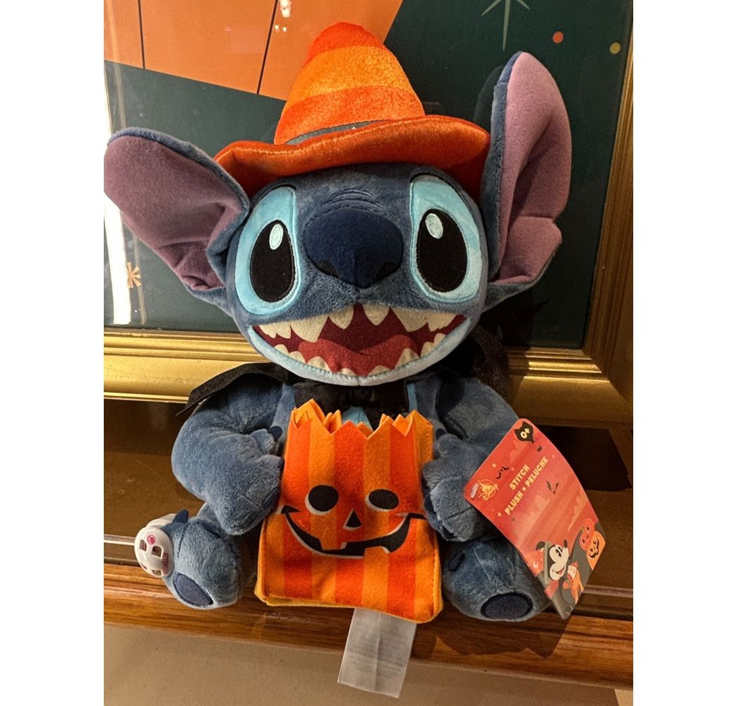 Disney Peluche Stitch Sorcier Halloween Disneyland Paris